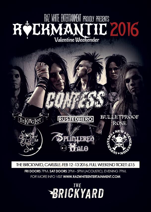 RazWhiteEnt's tweet photo. ROCKMANTIC 2016: We've got more bands to announce very soon...#mainsupport #rockmantic2016 #carlisle #rock #weekender http://t.co/AfYxR88ZaC