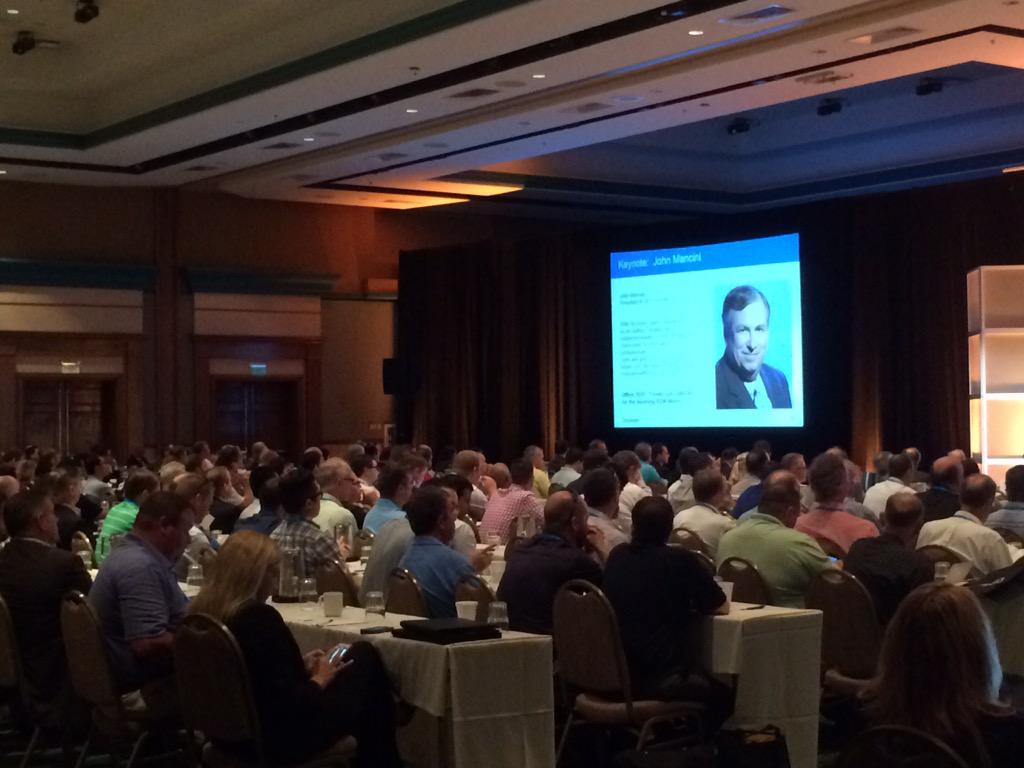 ITEX365's tweet photo. "Leadership in #ECM" presented by #AIIM President John Mancini @jmancini77 at @DocuWare's 2015 #DocuWorld #DocMgt http://t.co/Uk32o6BePZ