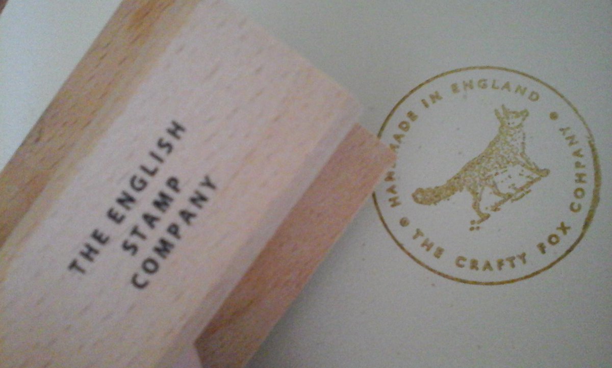 thecraftyfoxco's tweet photo. more pics of our custom made stamp from @englishstamp company http://t.co/PMZwbMC5zs