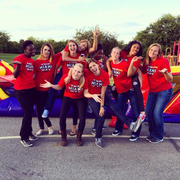 MiamiOH_WBB's tweet photo. So #DidYouKnow Miami Freshmen played 53.4% of the total available minutes! More than any other team in the nation!!! http://t.co/Z07zaYYYCM