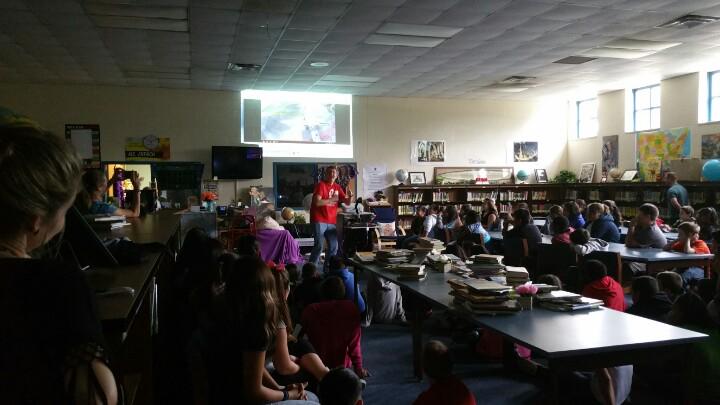 NIS205's tweet photo. Engineering student from University of Wisconsin explaining undergrad rocket project @navasotaint http://t.co/szwnPhNp8T