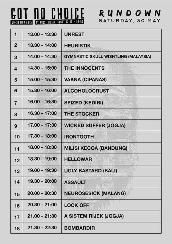 Got No choice . yang maen ga warassss semua . wajib di tunggu nih