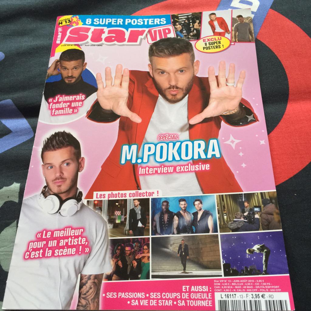 ToLiveMyDream's tweet image. Achat du jour  #magasine #StarsVIP #MPokora @MPOFFICIAL