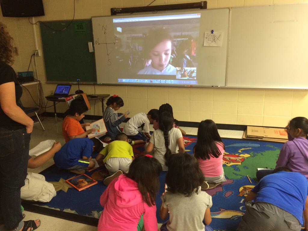 rudolpha's tweet photo. We just had a very fun #MysterySkype with a class from Missouri! @MimosaManatee #mapskills #fcsvanguard http://t.co/ERGwMfgONf