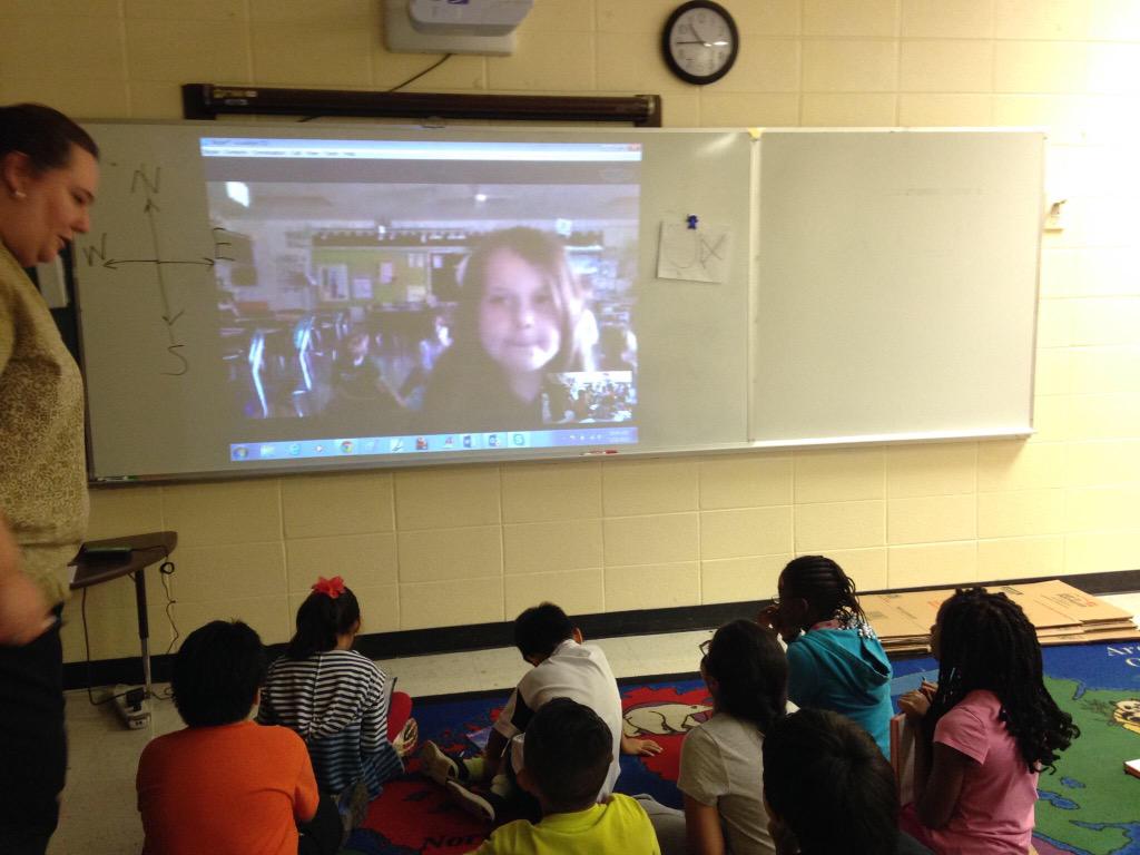 rudolpha's tweet photo. We just had a very fun #MysterySkype with a class from Missouri! @MimosaManatee #mapskills #fcsvanguard http://t.co/ERGwMfgONf