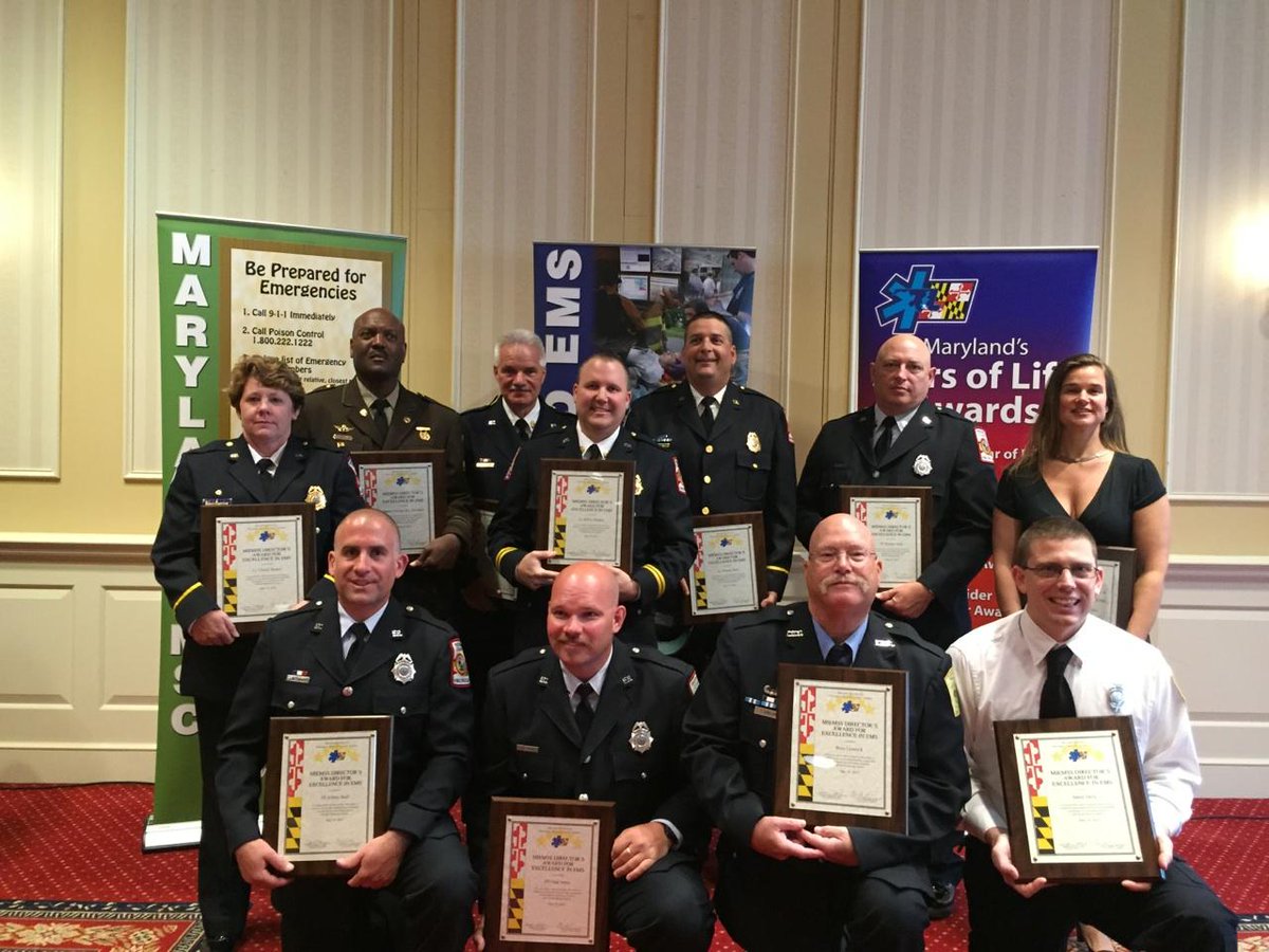 FCDFRS's tweet image. Fred. Co responders received the Executive Director's Award at the MD Stars Of Life ceremony in Annapolis today.
