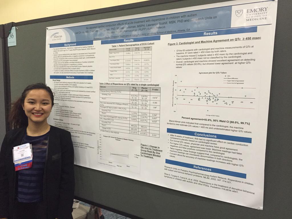 VahabzadehMD's tweet photo. Risperidone not linked to QTc heart change in autism- @MarcusAutism - cc @APAPsychiatric #APAAM15 http://t.co/Q1TqkWFDUk