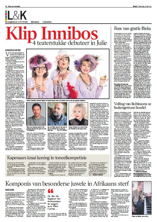 rudolfstehle's tweet photo. Vandag (Woensdag) se #Kunsblad in Beeld. Aanlyn by http://t.co/MsEJAg0ISx beskikbaar. http://t.co/OFDCuMBCUs