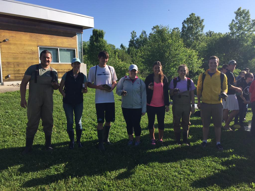 MattL_Holding's tweet photo. #OSUherps turtle trapping Olentangy Wetlands: snapping, common musk, red eared slider, and painted turtle #AnimalOSU http://t.co/hApkgeRAB6