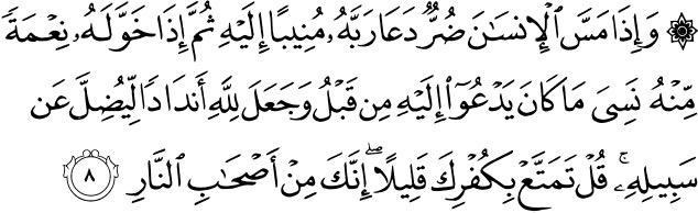 "وإن يردك بخير فلا راد لفضله"

عطاؤه يأتيك بدون اختيار كل حين
فكيف إذا دعوته ورجوته بيقين
فما ظنك بالله أكرم الأكرمين
