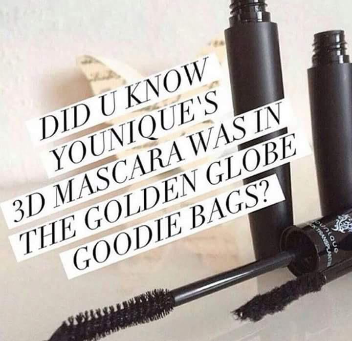 3DLashMagic's tweet image. Well, did ya know? facebook.com/youniquebylean… #GoldenGlobes #Makeup #Mascara #Selfie #Beauty