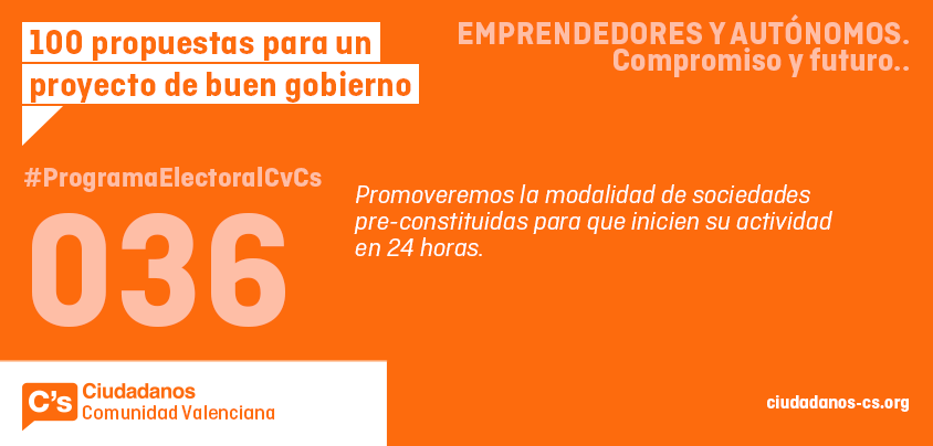 CsCValenciana's tweet photo. 100 Propuestas para un proyecto de buen gobierno #ProgramaElectoralCvCs @CsCValenciana @CarolinaPunset http://t.co/y1CWvcZDNT