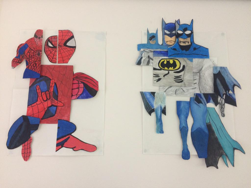 katyeb7's tweet photo. .@KEY103's Superhero Day legacy lives on at Copley Academy with pupils' amazing artwork on show. #KeyHero #commshero http://t.co/5dtOMYfhfl