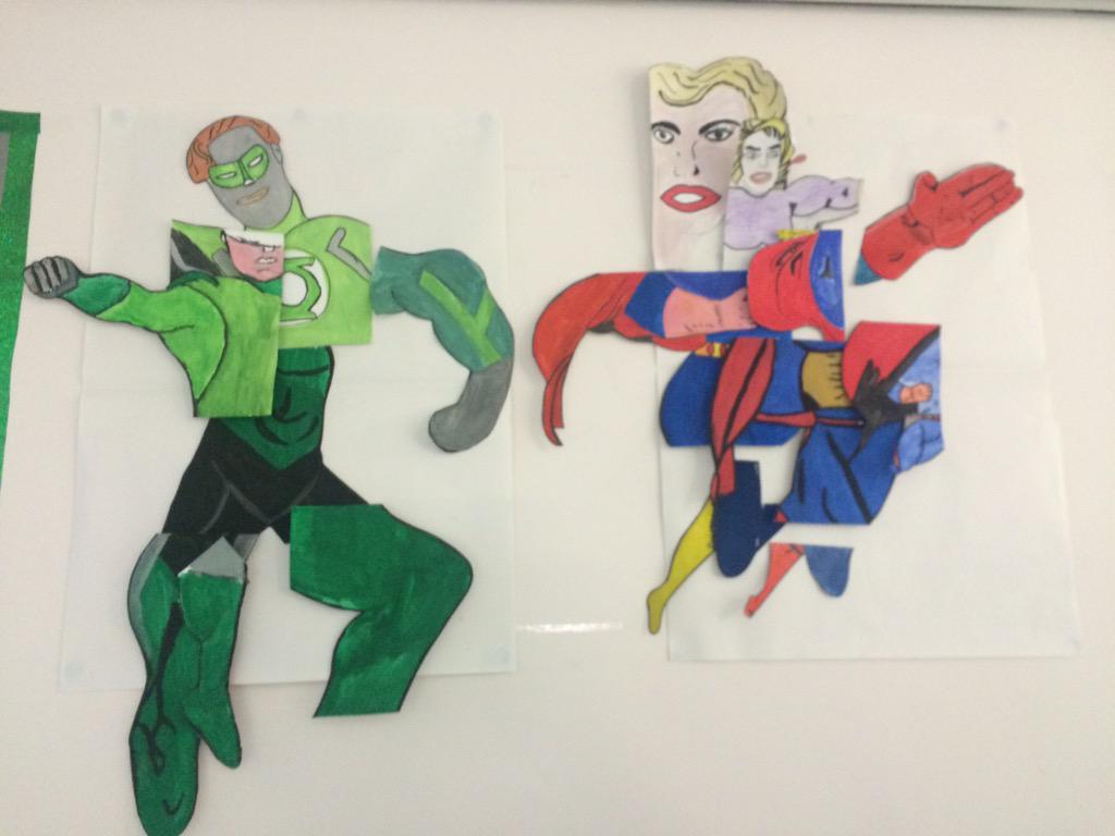 katyeb7's tweet photo. .@KEY103's Superhero Day legacy lives on at Copley Academy with pupils' amazing artwork on show. #KeyHero #commshero http://t.co/5dtOMYfhfl