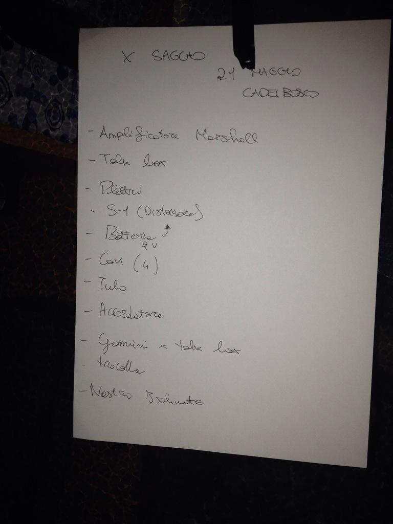 6armusic's tweet image. List of the stuff. #21May  #concertdate