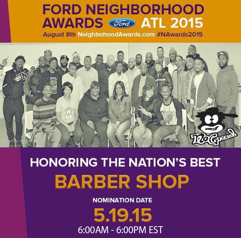 Nogreasebarbers's tweet image. bit.ly/1cMX4B7 Nominate No Grease Barber Shop 
Address: 333 E. Trade St
Phone #: 980-355-0191
 #HoodieAwards