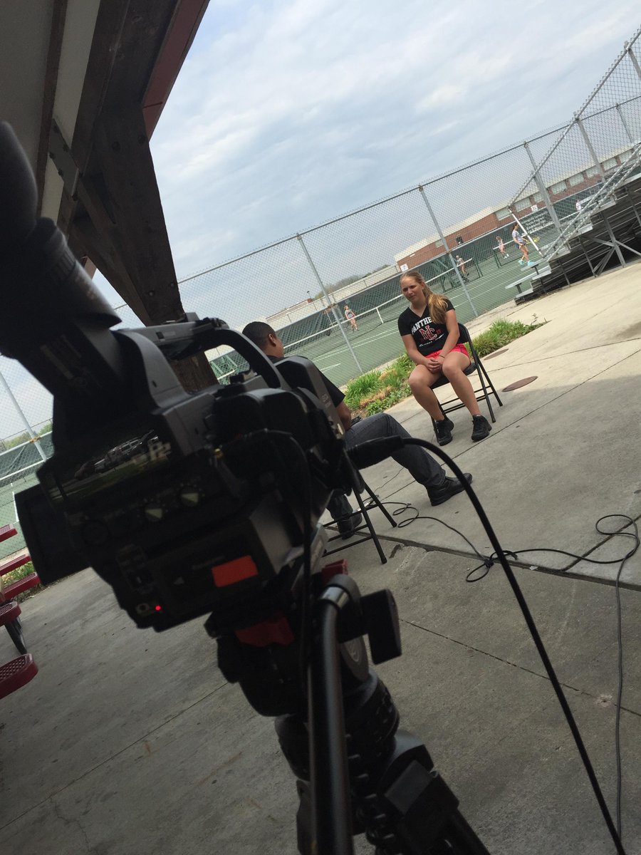 ChevyPrepZone's tweet image. Watch @ChevyPrepZone Th @ 5:30pm @FSIndiana. We’ll profile @panthersnc tennis standout @Claire_Reifeis. @cmcauley100