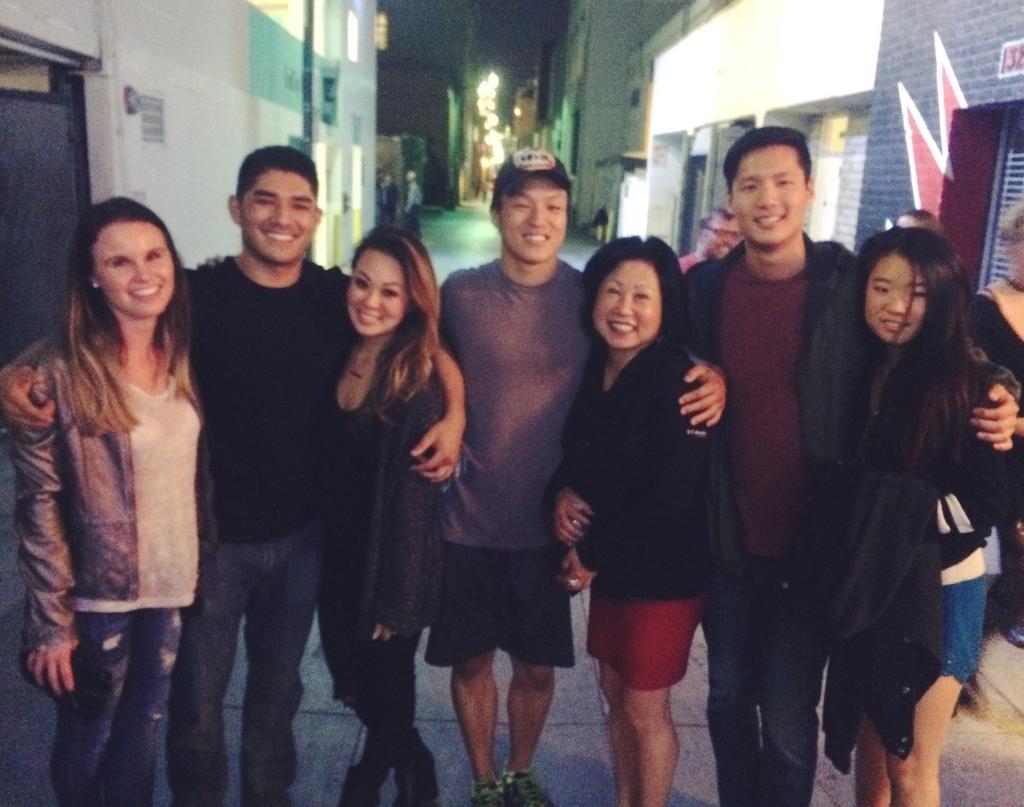 AndrewGhai's tweet image. What a great first show with #airforcefun  @westsidecomedy Can't thank my family enough for coming out #asianinvasion
