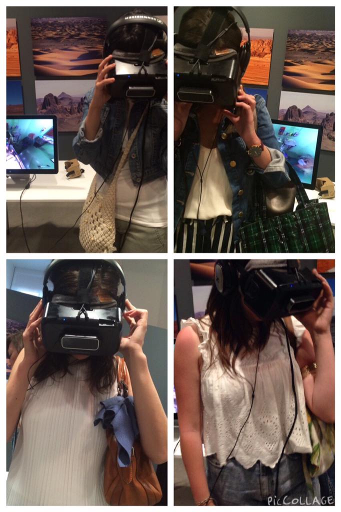 vickyperea's tweet photo. El team @saatchihealthES probando las Oculus en el #TADhealth #mHealth #OculusRift http://t.co/FxM3rsDsaj