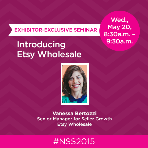 stationeryshow's tweet image. Curious about what it takes to sell on @EtsyWholesale? Get the 101 at #NSS2015 in this exhibitor exclusive seminar tm