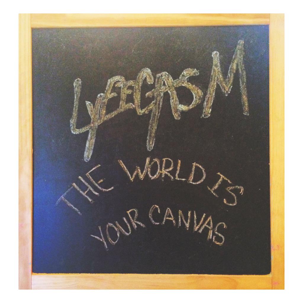 CoachDondo's tweet photo. THE WORLD IS YOUR CANVAS! #lyfegasm @Lyfegasm http://t.co/1gss1QOvu8