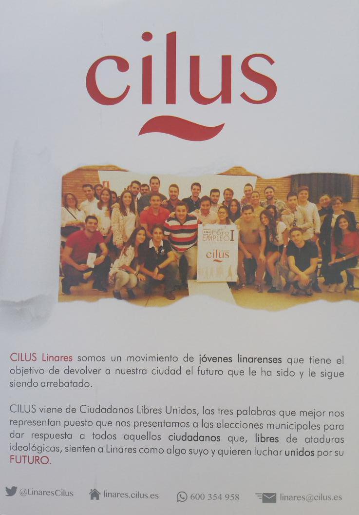 LinaresCILU's tweet photo. Nuestra prioridad principal: el empleo. Queremos futuro en Linares. #CILUSporLinares #YoQuieroVivirEnLinares http://t.co/J8xTb9sQZm