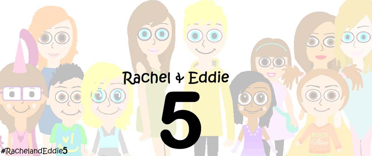 RachelAndEddie's tweet photo. It's Rachel &amp; Eddie's 5th anniversary! Happy 5th Birthday to us! #RachelandEddie5 http://t.co/eCdUBgb9Jq