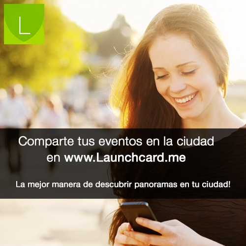 LaunchCard's tweet photo. Comparte tus eventos, actividades y fiestas en la ciudad absolutamente gratis con LaunchCard​ http://t.co/oQV52fBKjC http://t.co/YLePquQCtU