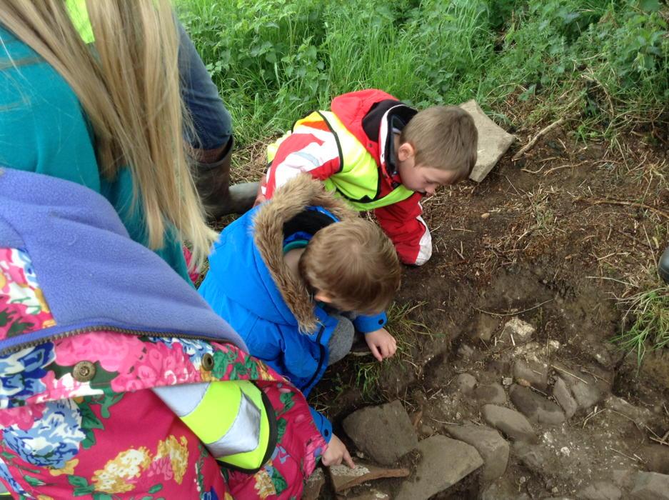 Budding archeologists!
