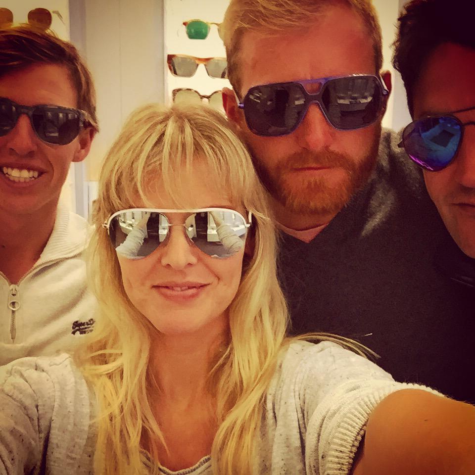 PolointhePark's tweet photo. Check out England polo players @kingmorls &amp; @matt_perry91 trying on some sunglasses @cutlerandgross this morning! http://t.co/iWBOSEyBAf