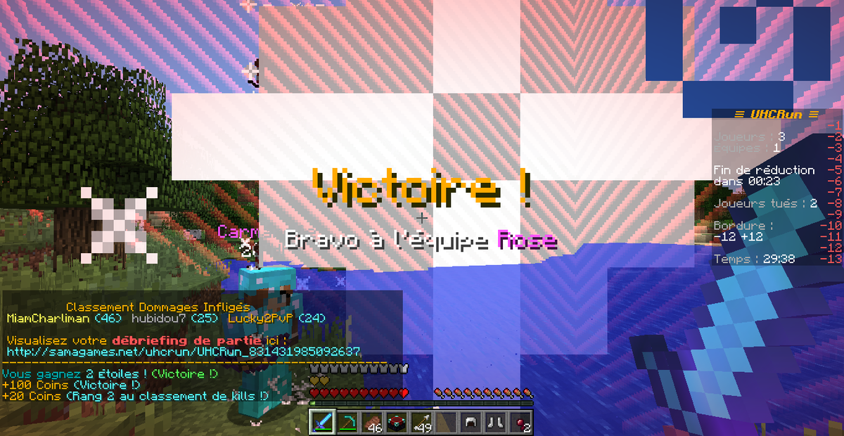 Zakran27's tweet photo. Hier soir c'était soirée win avec @Carmarelle_So et @AkiSwagrid en UHC puis en Build Battle cété fou ! #2Strong4U http://t.co/antshWAPfO