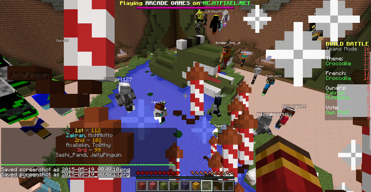 Zakran27's tweet photo. Hier soir c'était soirée win avec @Carmarelle_So et @AkiSwagrid en UHC puis en Build Battle cété fou ! #2Strong4U http://t.co/antshWAPfO