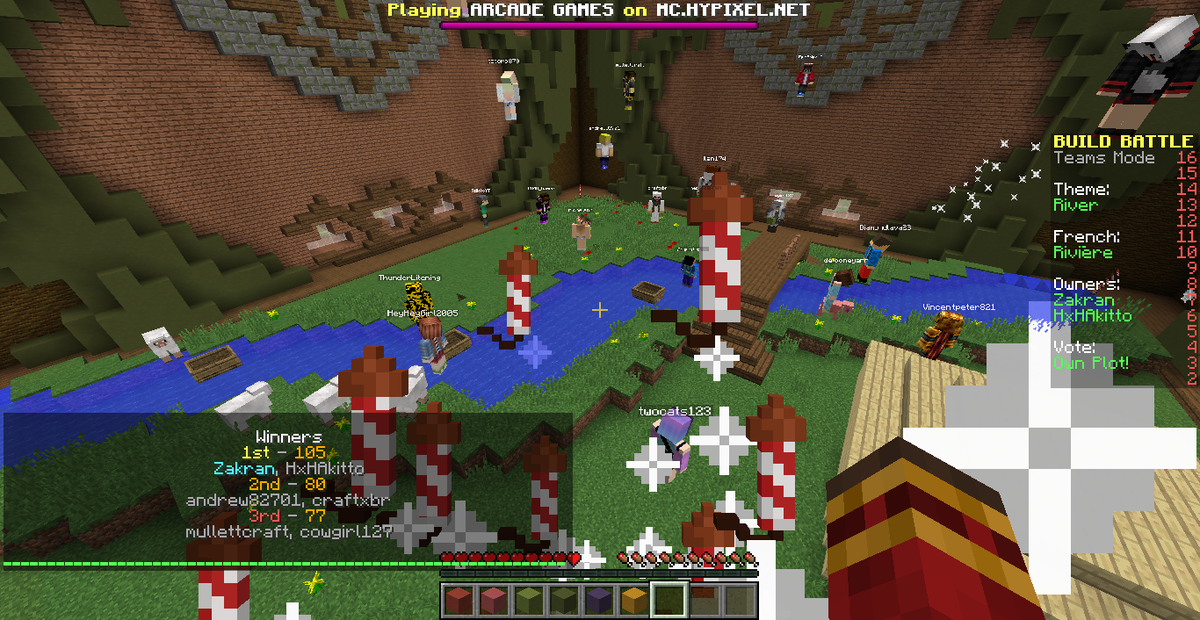 Zakran27's tweet photo. Hier soir c'était soirée win avec @Carmarelle_So et @AkiSwagrid en UHC puis en Build Battle cété fou ! #2Strong4U http://t.co/antshWAPfO