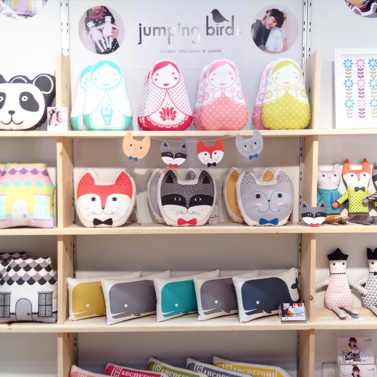 stationeryshow's tweet photo. We love these sweet little dolls and pillows from #JumpingBirds - go to booth 1466 to see these in person! #NSS2015 http://t.co/pnFcvA3INm