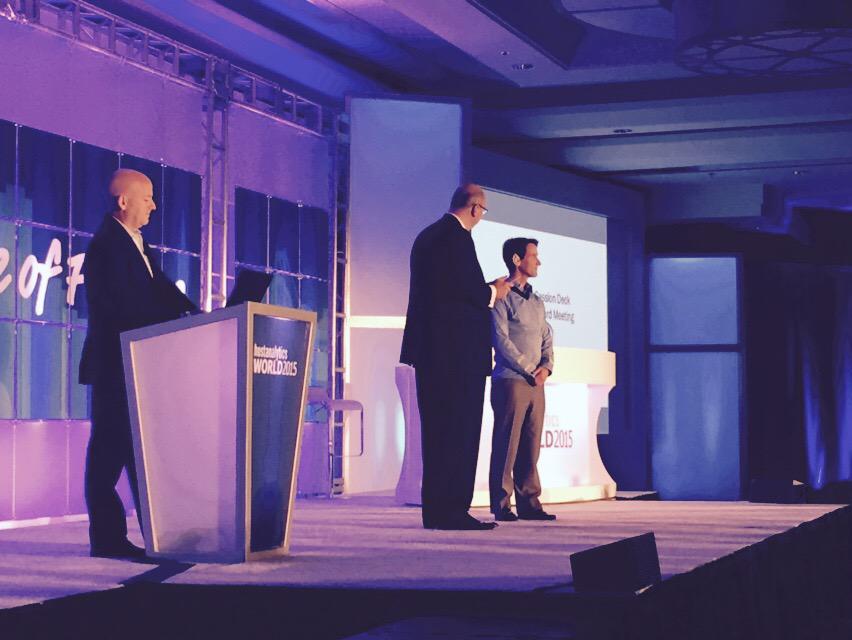 alisonholmlund's tweet photo. Spock-like Host Analytics CFO, Ian Charles: "Make plan and prosper" #HAWorld http://t.co/ZlFoZFNJen