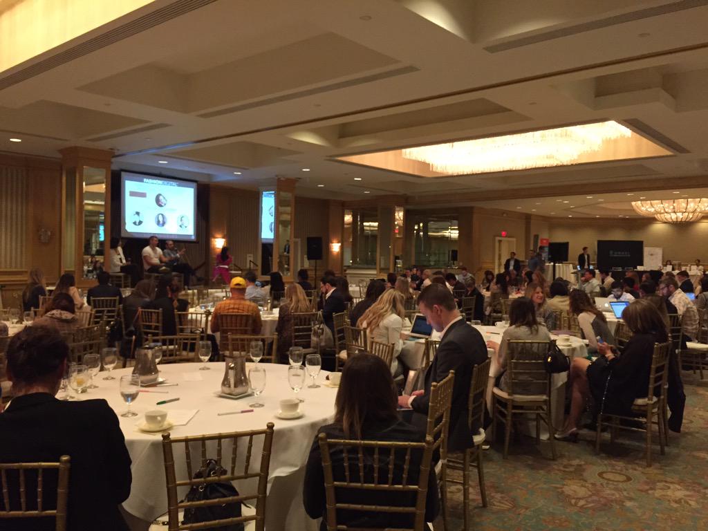 fashionDGTL's tweet photo. Speaking now at #TheRealFD: #CustomerExperience panel with @DollarShaveClub @TheLine @freshdesk http://t.co/aNEMfaRlh8