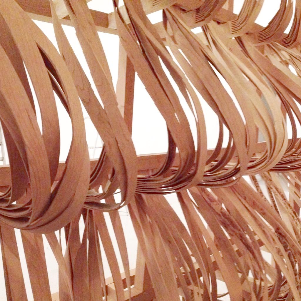 "Let's use unfashionable timbers &amp; make them fashionable" @sebcoxfurniture on choice of timber for #invisiblestore.