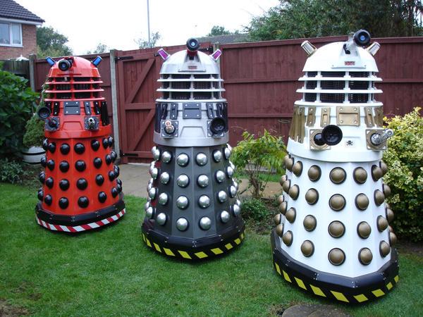 realbadger's tweet photo. #TheFirstRuleOf Skaro is: Exterminate!
#DoctorWho #Daleks http://t.co/HhUs8xdkmF