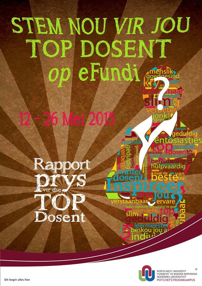 pasvpuk's tweet photo. Stem vir Top Dosent! Vote for Top Lecturer! @SRnwupuk #topdosent http://t.co/wMFh3JZZnK