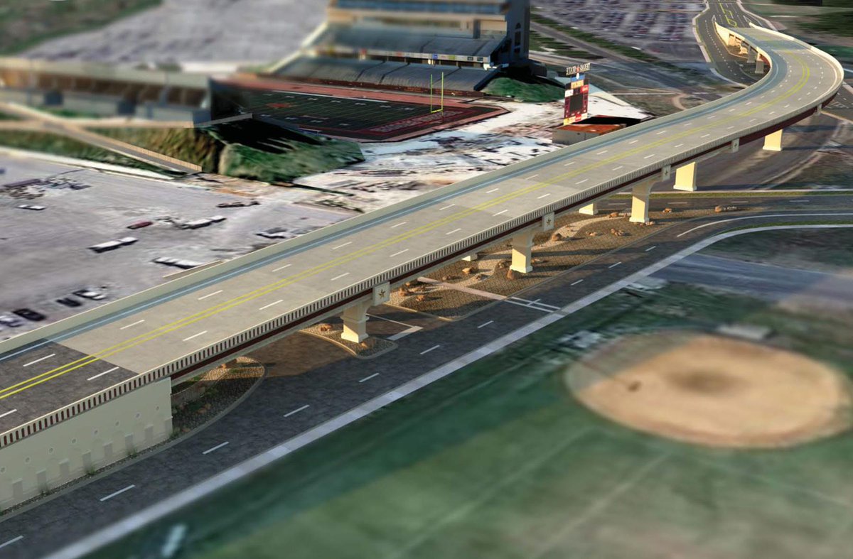 themercurynews's tweet photo. Coming soon to #SMTX: Construction starts this week on Aquarena RR overpass near #TXST http://t.co/wRhqq9VzHW http://t.co/3axLxckYKo