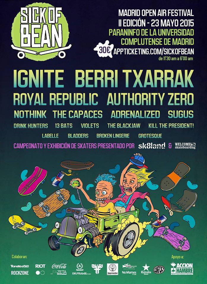 EverlongMag's tweet photo. Se acerca el festival @SickOfBean y en su perfil de Facebook sortean entradas! https://t.co/2C2UBjdDlK http://t.co/dhPCLCoqFd