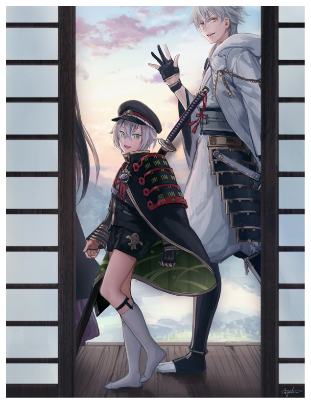 刀剣乱舞 イラストレーターの須田彩加さんが新たに刀剣男士のイラストを描いてくれたぞ 刀剣速報 刀剣乱舞まとめブログ