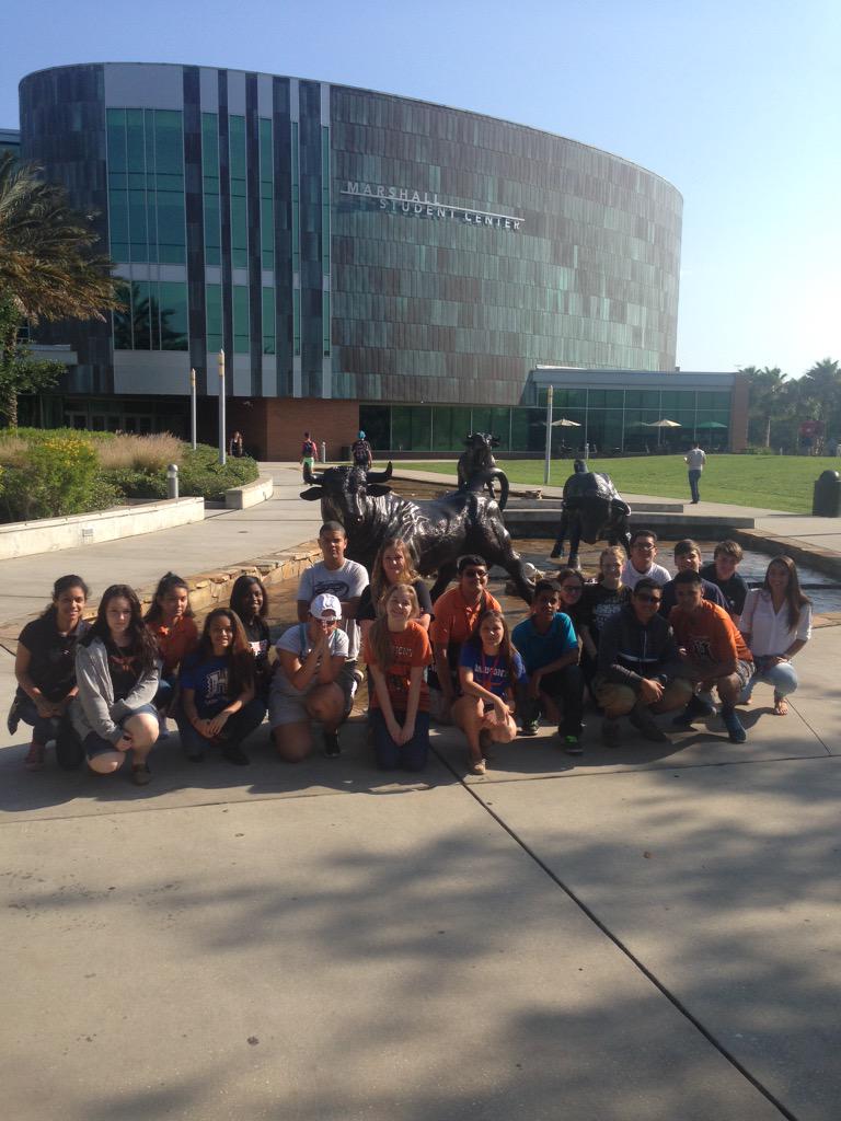 HHSAVID's tweet photo. @USFAdmissions enjoyed our tour today http://t.co/iaJkgMJcyl