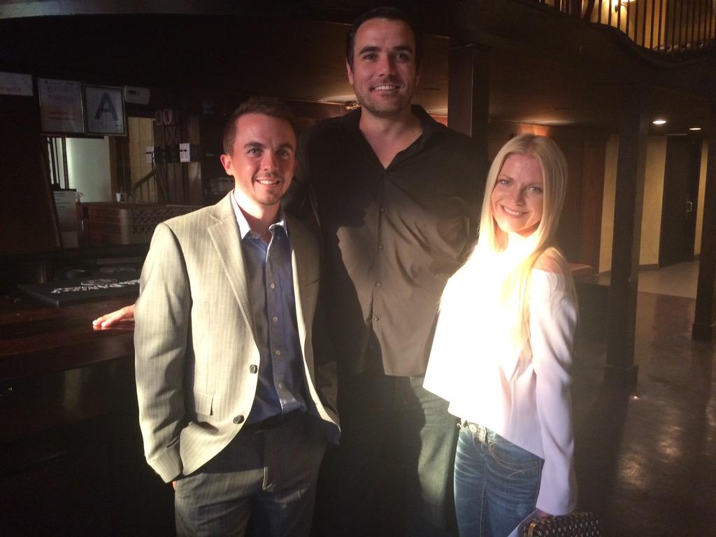 SupportAFF's tweet photo. At @TribecaCinemas for @TakePart #TWILDM in NYC w/ @frankiemuniz @Patricia_AFF & @TWILDM's Jayson. #ReturnTheService http://t.co/dLIbNwxIre