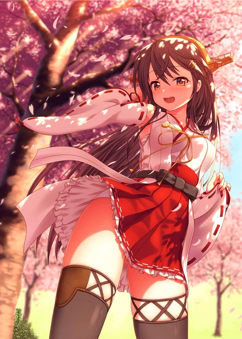 桜と榛名
久々にちょっとお気に入りの絵が描けたかもしれない 