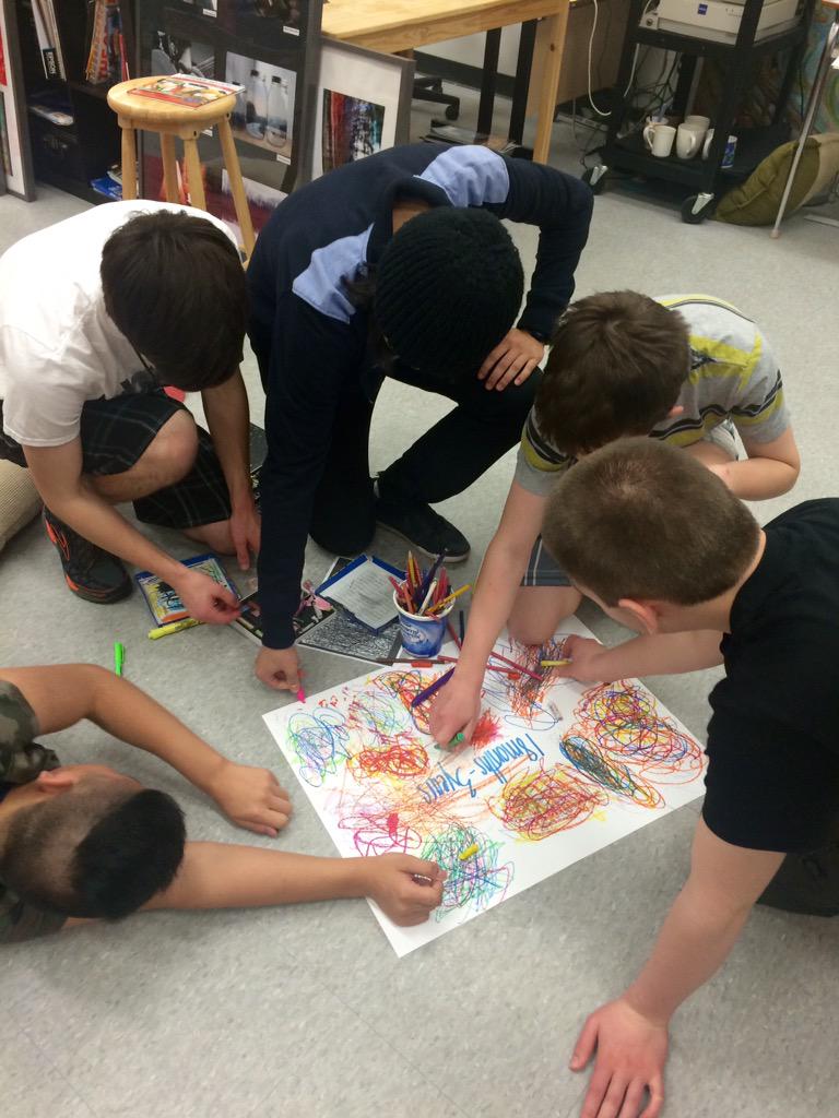 emilycleary14's tweet photo. In prep for our Storybook Summative, the Media Arts class channeled our inner child today. #developmentalstages http://t.co/YZkoBhn2e5