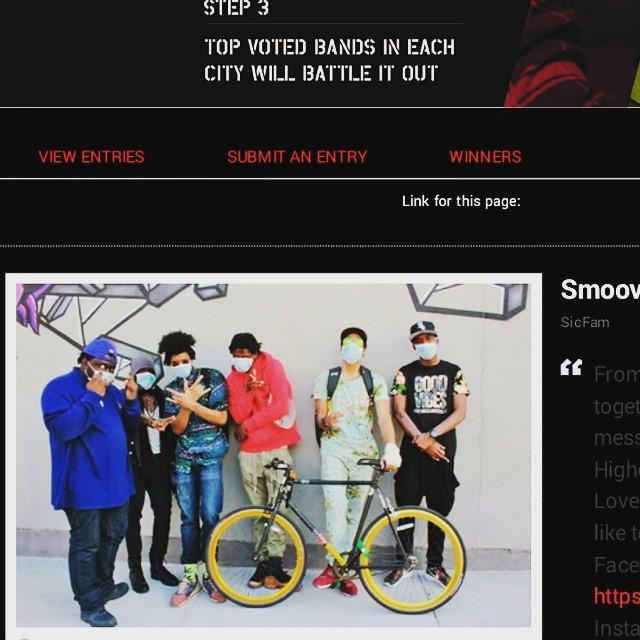 JennaTilveran's tweet photo. #goodmusic #jonnyexistence VOTE VOTE VOTE for #sicfam #greatvibes #afropunk 😄😃 link in bio @sicfamgram 😷😷😷😷 http://t.co/duKivWIoP1