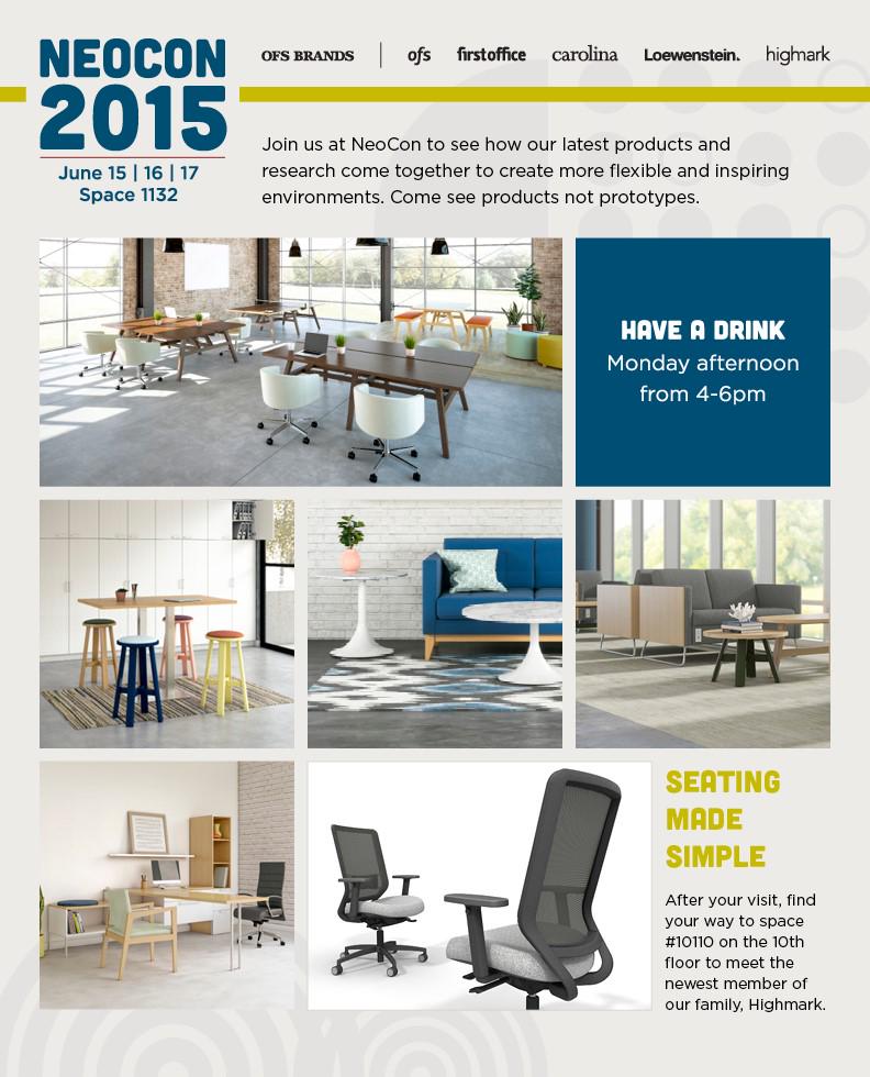 MDIResources's tweet image. Monday at NeoCon join us for a drink from 4pm-6pm!! Space#1132 #OFSBrands #ProductsNotPrototypes #MDIdoesNeoCon