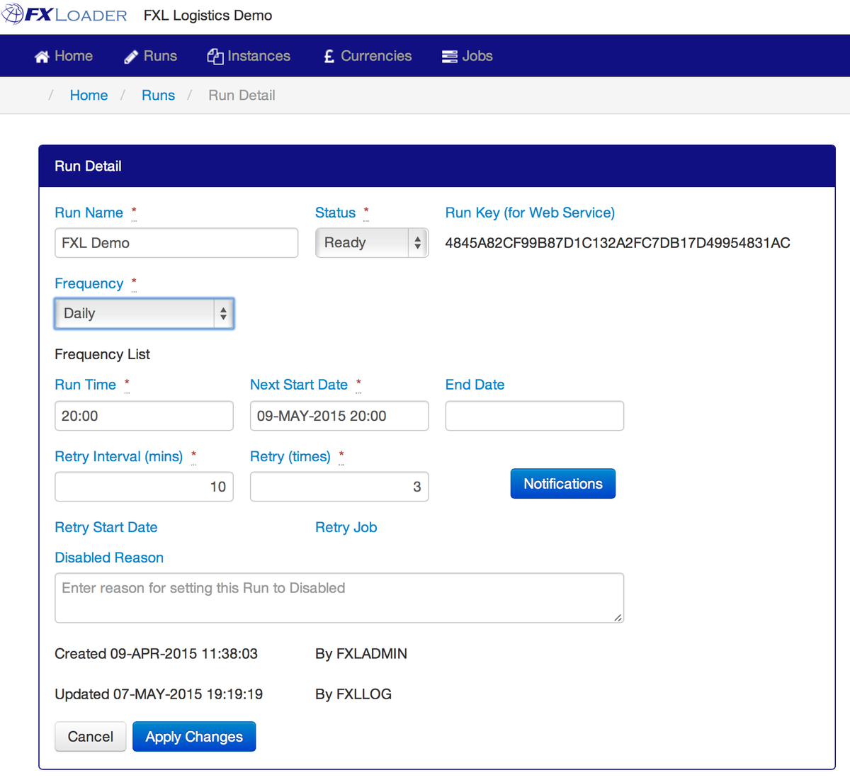 FXLoader's tweet photo. Just released a demo video for our integration with Oracle Cloud Apps http://t.co/0Z3iRcse5s http://t.co/2SLgQewk8a