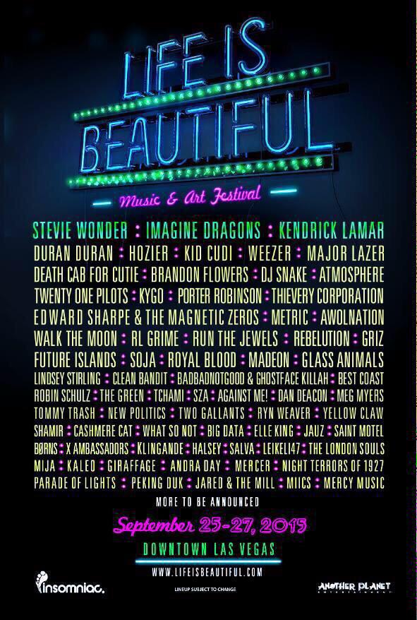 MAJORLAZER's tweet photo. VEGAS...I JUST ☎️ TO SAY I ❤️ YOU http://t.co/MURdfuG5VN